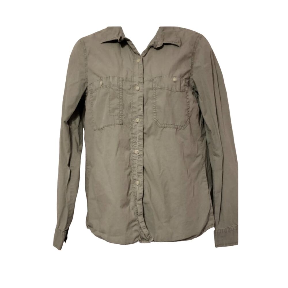 Madewell Light Green Long Sleeve Button Down Size Small